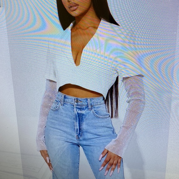 Croppped blazer - Picture 3 of 4